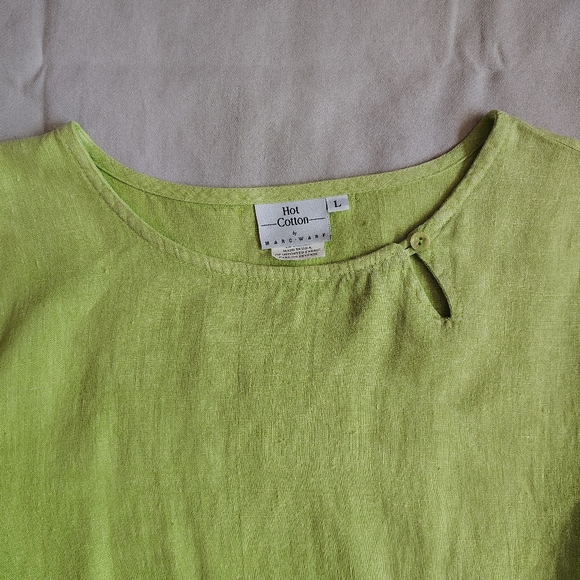 Hot Cotton by Marc Ware Linen Top - Picture 4 of 6